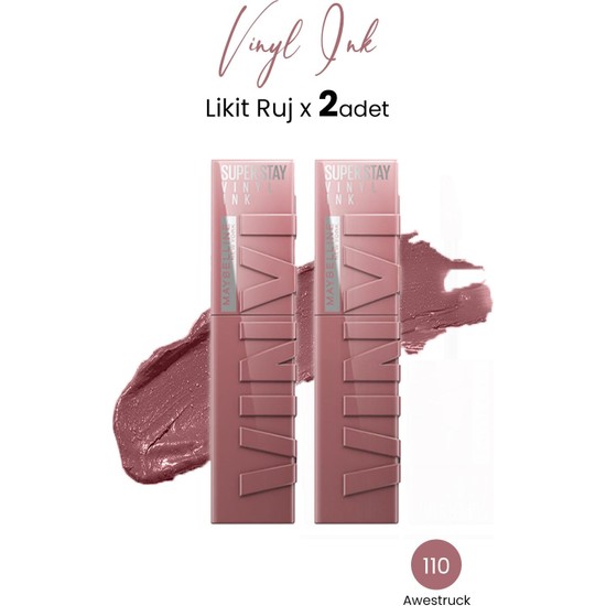 Maybelline New York Super Stay Vinyl Ink Likit Ruj 110 Fiyatı