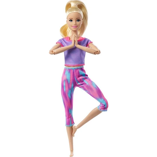 Barbie Sonsuz Hareket Bebeği Sarışın