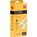 Kodak Android Için USB - Mikro USB Kablo - 1.5 Metre