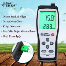 Sevgift Smart Sensor As 847 Problu Sıcaklık ve Nem Ölçer