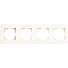 Viko Rollina Krem Dörtlü Çerçeve - 90481054