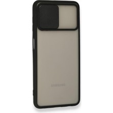 Plus Huawei Y5P ile Uyumlu Buzlu Kamera Sürgülü Kılıf