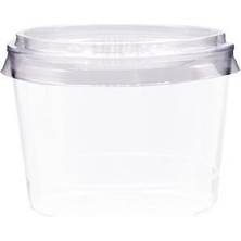 Ofis Turka 250 ml Kristal Silindir Kap Kapağı ( 60 Adet )
