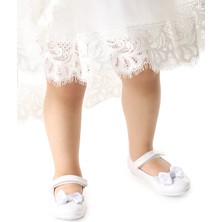 Kiko Kids Taşlı Cırtlı Kız Çocuk Fiyonklu Babet Ayakkabı Ege 204 Rugan