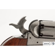 Denix Koleksiyon Grubu-Confederate Revolver, Usa 1860-JDNX1083-G-ORIJINALDEN Ilham Alan Tasarım