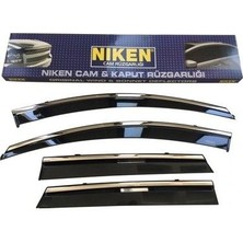 Niken Nissan Juke Cam Rüzgarlığı Kromlu 2014+  Niken