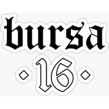TSC Bursa Sticker Etiket Yapıştırma 18CM