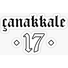 TSC Çanakkale Sticker Etiket Yapıştırma 18CM