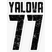 TSC 77 Yalova Sticker Yapıştırma Oto Etiket 17CM