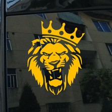 TSC Aslan Araba Sticker Etiket Yapıştırması 19CM Md2