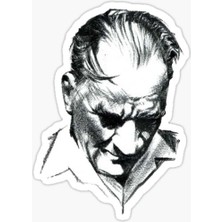 TSC Atatürk Araba Sticker Yapıştırma 17CM