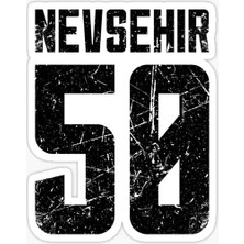 TSC 50 Nevşehir Sticker Yapıştırma Oto Etiket 17CM