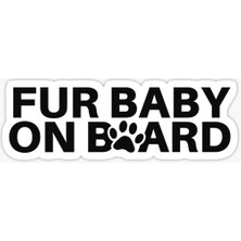 TSC Baby On Board Arabada Bebek Var Oto Sticker Etiket 19CM Md5