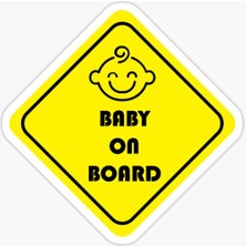 TSC Baby On Board Arabada Bebek Var Oto Sticker Etiket 19CM MD22