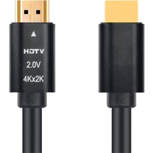 Wozlo 1 Metre HDMI 2.0 Kablo 4K@60Hz , 2K@144Hz Ethernet 18GBS Arc Hdtv 4K HDMI Kablosu