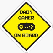 TSC Arabada Bebek Var Baby On Board Sticker Etiket 19CM MD18