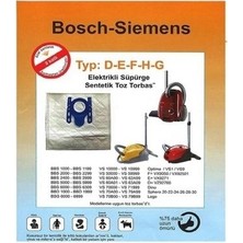 Ermiya Bosch BGL6POW1 Serie 6 Elektrikli Süpürge Toz Torbası+Motor Koruma Filtresi Bedava