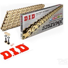 DID 525-112ZVM-X 2001 Honda Cbr 600 F Uyumlu Zincir Zvm-X Gold (Sarı) Renk