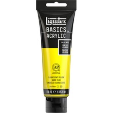 Liquitex Basics Akrilik 118ML - Fluorescent Yellow N:981