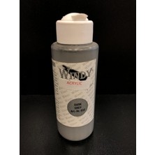 Windy Akrilik Boya - Koyu Gri 120 ml