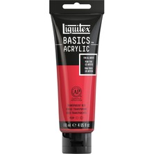 Liquitex Basics Akrilik 118ML - Transparent Red N:047