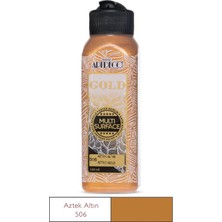 Artdeco Gold Multi Surface Akrilik Boya 140 Ml. 506 Metalik Aztek Altın