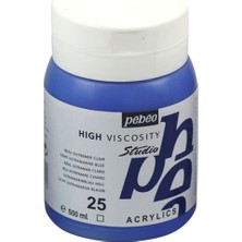 Pebeo Studio Akrilik Boya 500ML N:25 Light Ultramarine Blue