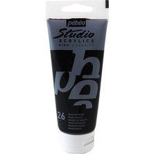 Pebeo Studio Akrilik Boya - Mars Black - 100ML - N:26