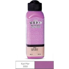 Artdeco Kızıl Mor Yeni Formül Akrilik Boya 140 ml