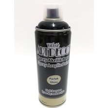 Artdeco Akrilik Sprey Boya 400 Ml. Siyah
