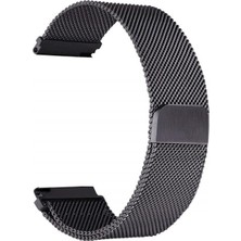 Basias Huawei Watch Ultimate Paslanmaz Metal Baklalı Kordon (22MM)