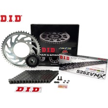 DID Zvm-X-Sunstar 2001 Honda Cbr 600 F Uyumlu Zincir Dişli Set Çelik Renk