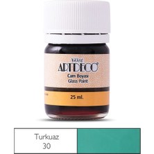 Artdeco Cam Vitray Boyası 25 Ml. 30 Turkuaz