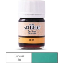 Artdeco Cam Vitray Boyası 25 Ml. 30 Turkuaz