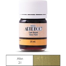 Artdeco Cam Vitray Boyası 25 Ml. 21 Metalik Altın