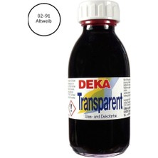 Deka Transparent 125 ml Cam Boyası 02-91 Altweib (Beyaz)