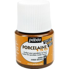 Pebeo Porcelaine 150 Porselen Boyası 36 Amber Brown