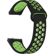 Basias Huawei Watch Ultimate Uyumlu Delikli Silikon Kordon (22MM)