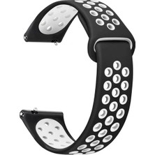 Basias Huawei Watch Ultimate Uyumlu Delikli Silikon Kordon (22MM)