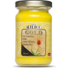 Artdeco Gold Geleneksel Ebru Boyası 105ML - 150 Sarı