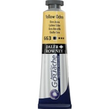 Daler Rowney Aquafine Guaj Boya Tüp 15ML 663 Yellow Ochre