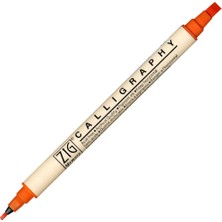 Zig Kaligrafi Kalemi Metalik MS-3400 070 Pure Orange