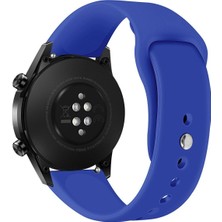 Basias Huawei Watch Ultimate Uyumlu Yumuşak Dokulu Silikon Kordon Kayış (22MM)