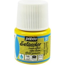 Pebeo Suede Effect (Süet Etkisi) Kumaş Boyası 301 Brıght Yellow 45 ml