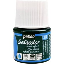 Pebeo Suede Effect (Süet Etkisi) Kumaş Boyası 314 Petroleum Green 45 ml