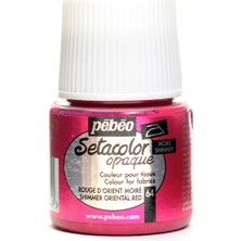 Pebeo Setacolor Opak Kumaş Boyası 45ML 64 Shimmer Oriental Red