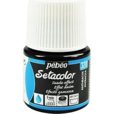 Pebeo Suede Effect (Süet Etkisi) Kumaş Boyası 320 Anthracıte 45 ml