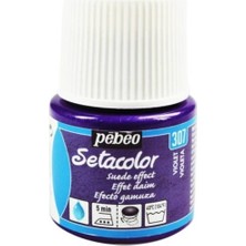 Pebeo Suede Effect (Süet Etkisi) Kumaş Boyası 307 Vıolet 45 ml