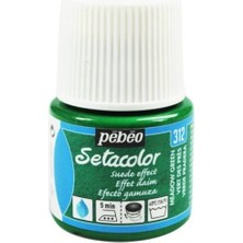 Pebeo Suede Effect (Süet Etkisi) Kumaş Boyası 312 Meadow Green 45 ml