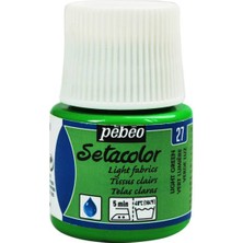 Pebeo Light Fabric (Transparan) Kumaş Boyası 27 Lıght Green 45 ml